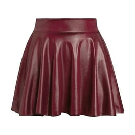 Mini Skirt for Women Casual Summer High Waisted Basic Stretchy Flared A Line Pleated Short Skater Skirt Walmart