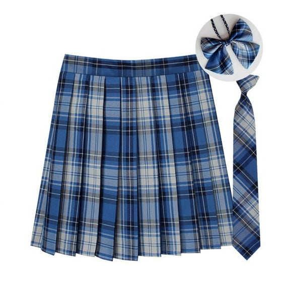 Womens Skirt Skirts Womens Women's Retro Skirts Women's Short Skirt Plaid American Retro Pleated Skirt Uniform Role-Playing Costume