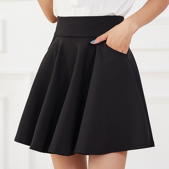 Women's Skort - Summer Anti-Glare Pleated Skirt with Pockets, Casual Short Style for Outdoor & Travel,for Size XL