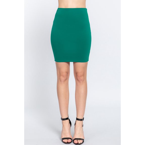 Women's Sleek and Chic Essential Ponte Mini Skirt