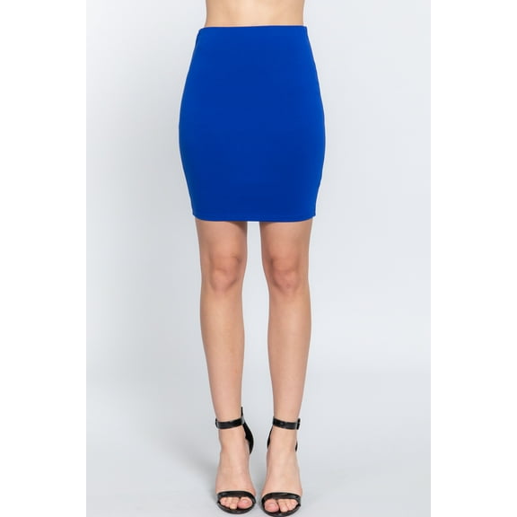 Women's Sleek and Chic Essential Ponte Mini Skirt