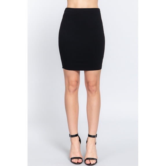 Women's Sleek and Chic Essential Ponte Mini Skirt