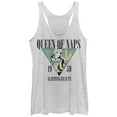 thumbnail image 1 of Women's Sleeping Beauty Aurora Nap Queen 1959  Racerback Tank Top White Heather 2X Large, 1 of 3