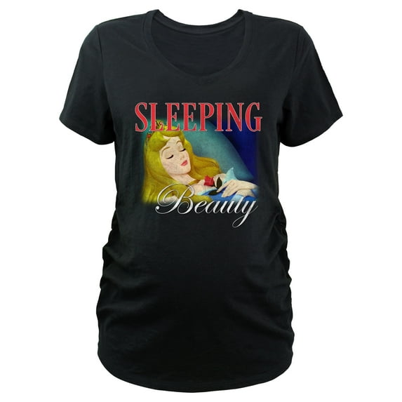 Women's Sleeping Beauty Aurora Retro Scene Graphic Maternity T-Shirt