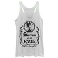 thumbnail image 1 of Women's Sleeping Beauty Evil Maleficent  Racerback Tank Top White Heather 2X Large, 1 of 3