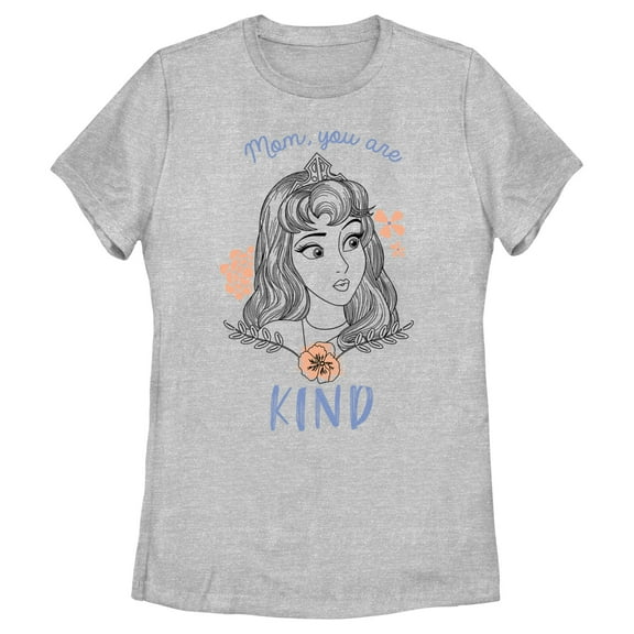 Women's Sleeping Beauty Kind Mom  Graphic Tee Athletic Heather X Large