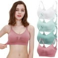 thumbnail image 1 of Women's Sleeping Nursing Maternity Bra Push up Wirefree Breastfeeding Bra 4 Pack, 1 of 5