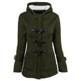 thumbnail image 1 of Women's Sleepwear Hooded Bathrobe Lightweight Soft Long Flannel Bathrobe Comfortable Sleepwear Long Robe for Women, 1 of 2