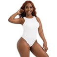 thumbnail image 1 of Women's Sleeveless Backless Tights Slim Fit Fashion Jumpsuit Tops for Daily Street Shot Beach Club Party, 1 of 7