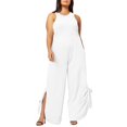 thumbnail image 1 of Women's Sleeveless Backless Wide Leg Jumpsuit - Loose Fit Romper for Daily & Vacation - Summer Comfort, 1 of 3
