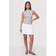 thumbnail image 1 of Women's Sleeveless Color Blocked Ribbed Knit Bubble Hem Dress, 1 of 3