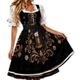 thumbnail image 1 of Women's Sleeveless Dress with Apron Oktoberfest Dirndl Bavarian Festival for Themed Events and Halloween Party, 1 of 5