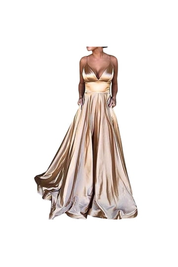 Long Gold Dress