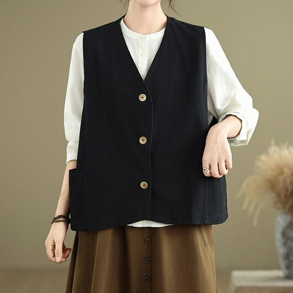 Women's Sleeveless Jacket Vest Lightweight Casual Outerwear for Everyday Protection