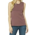 thumbnail image 1 of Women's Sleeveless Jersey Muscle Tank Mauve 2X-Large, 1 of 5