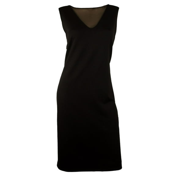 Women's Sleeveless Mesh-Inset Dress-B-L