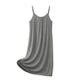 thumbnail image 1 of Women's Sleeveless Nightdress with Adjustable Straps for Casual Loungewear and Sleepwear, 1 of 6