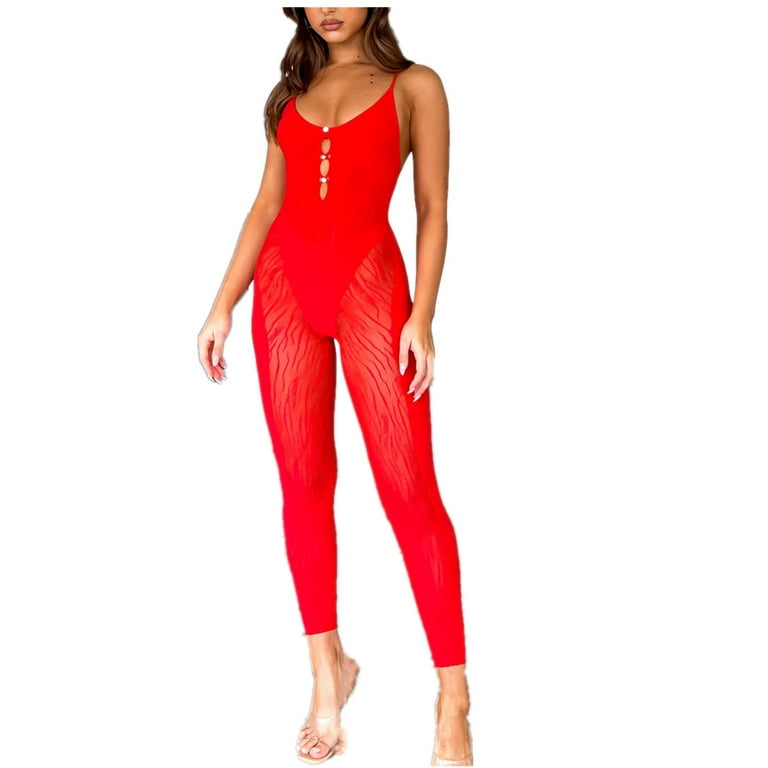 Streetwear Clothes Jumpsuit Women 2023 Sleeveless One-pieces