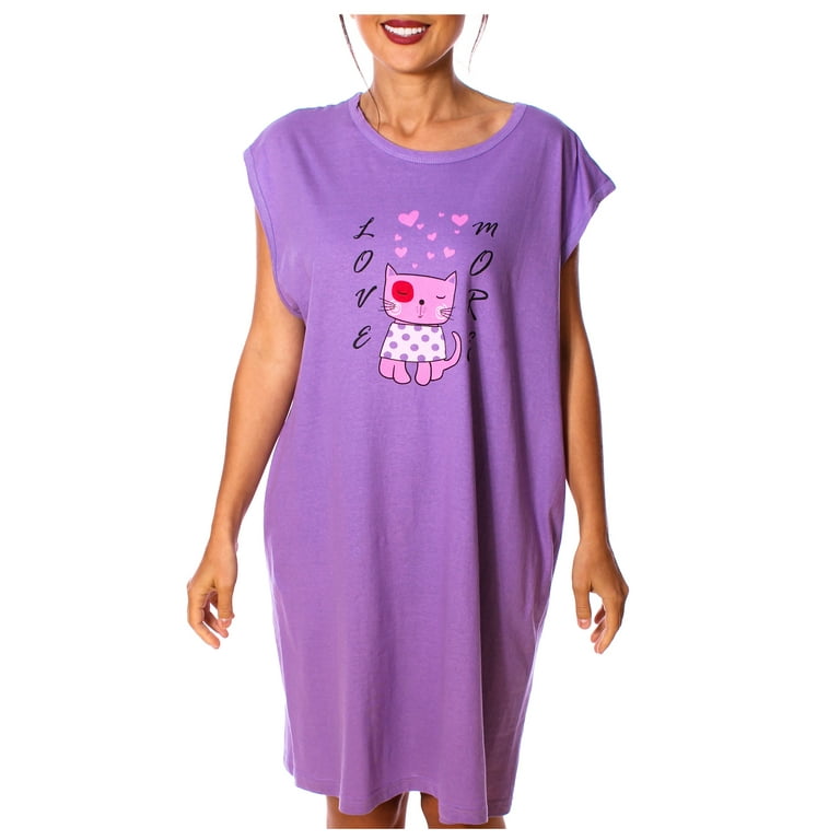 Womens long discount t shirt sleepwear