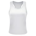 thumbnail image 1 of Women's Sleeveless Racerback Tank Top Workout Yoga Vest Tops Mesh Back Tops Racerback Quick-Drying Sport Tank Tops, 1 of 8
