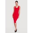 thumbnail image 1 of Women's Sleeveless Ribbed Knit Midi Dress, 1 of 4