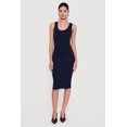 thumbnail image 1 of Women's Sleeveless Ribbed Knit Midi Dress, 1 of 4