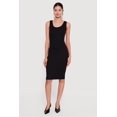 thumbnail image 1 of Women's Sleeveless Ribbed Knit Midi Dress, 1 of 4