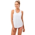 thumbnail image 1 of Women's Sleeveless Running Sports Blouse，Breathable High Elastic Yoga Vest,White,L, 1 of 1