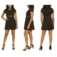 thumbnail image 1 of Women's Sleeveless Scuba-Style Printed Sheath Dress, Evening Party Scuba Dress, 1 of 2