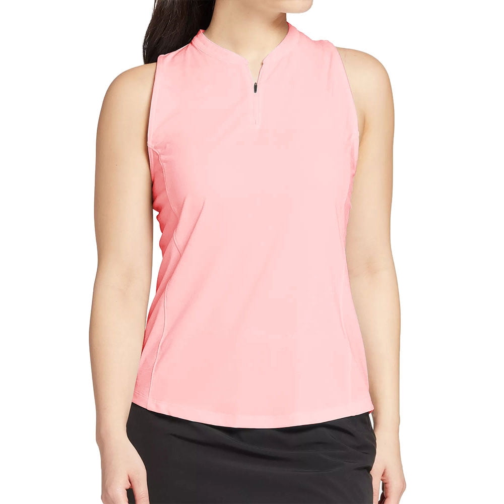 Women's collarless hotsell golf shirts