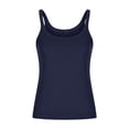 thumbnail image 1 of Women's Sleeveless Tank Top U Neck Tight Camisole Shirt Fitting Ribbed Plus-size Everyday Outfits 2026, 1 of 5