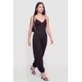 thumbnail image 1 of Women's Sleeveless V Neck Balloon Leg Jumpsuit, 1 of 3
