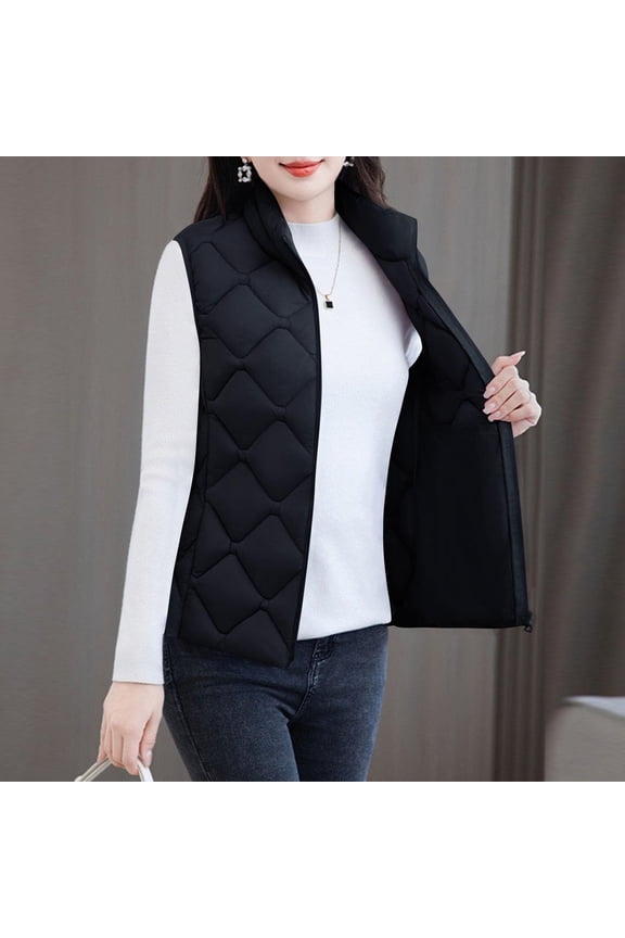 Women's Sleeveless Vest, Thermal Fleece Jacket with Double-Sided Brushed Fabric for Winter Warmth, Home Wear, Yoga, and Outdoor Activities