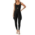 thumbnail image 1 of Women's Sleeveless Yoga Jumpsuit - Breathable Mesh Design for Workouts & Outdoor Activities, 1 of 3