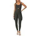 thumbnail image 1 of Women's Sleeveless Yoga Jumpsuit - Breathable Mesh Design for Workouts & Outdoor Activities, 1 of 3