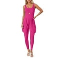 thumbnail image 1 of Women's Sleeveless Yoga Jumpsuit - Breathable Mesh Design for Workouts & Outdoor Activities, 1 of 3