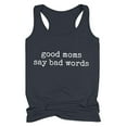 thumbnail image 1 of Women's Sleeveless Yoga Workout Tank Tops Funny Sayings Loose Fit Running Exercise T-Shirt, 1 of 6