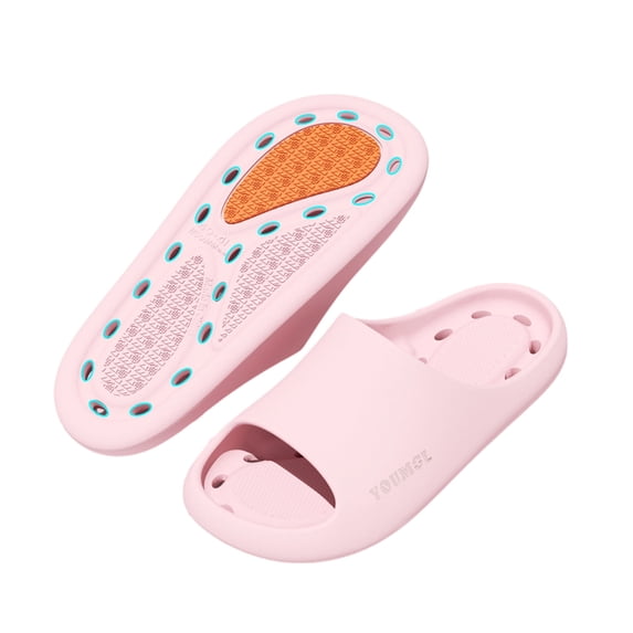 Women's Slides, Shower Shoes Women, House Slippers for Women, Open Toe Slippers for Women, Summer Slippers, EVA Quick-Dry Non-Slip Drainage Hole Shower Slides Exclusive For Bathroom Washing Scenes
