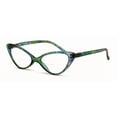 thumbnail image 1 of Women's Slim Cateye Clear Bifocal Reading Glasses - Anti-Blue Blocker Readers CR18 +1.75, 1 of 4