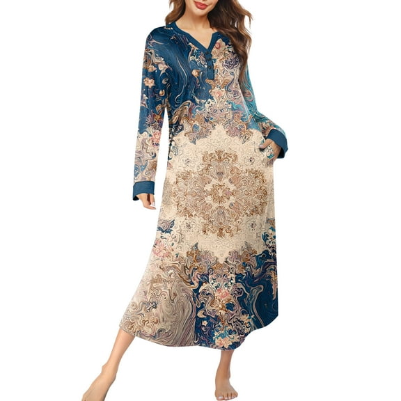 Women's Slim Dresses A-Line Dress Long Style Elegant Atmospheric 3D Print Casual Loose Long Sleeve Dress Autumn Winter Women's Dresses Trend 2025 Pink M