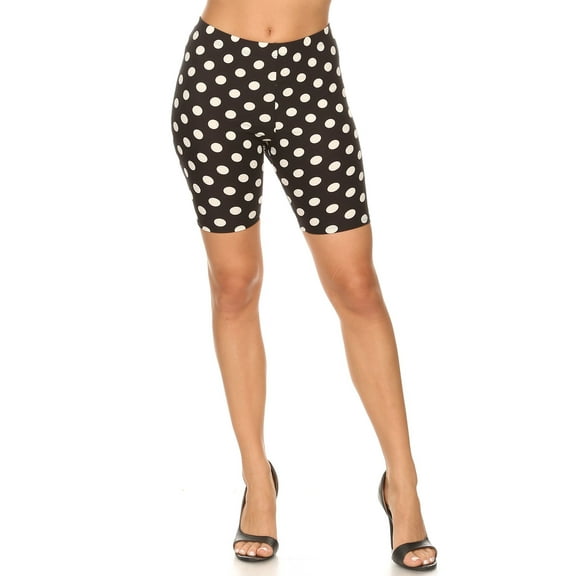 Women's Slim Fit Comfy Stretch Elastic Waistband Biker Shorts