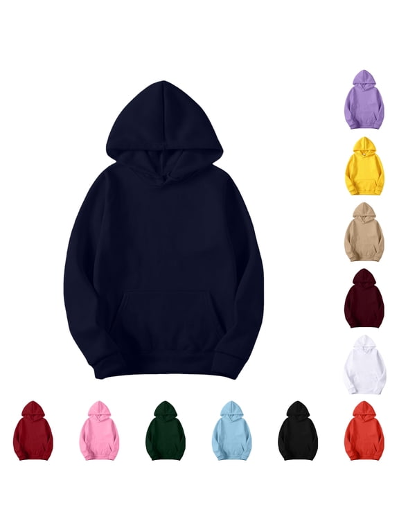 Women's Slim Fit Hoodie with Pockets Long Sleeve Pullover