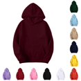 thumbnail image 1 of Women's Slim Fit Hoodie with Pockets Long Sleeve Pullover, 1 of 5