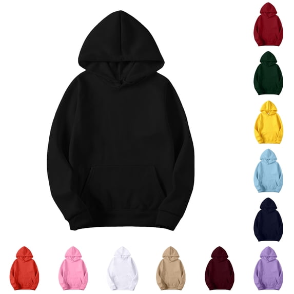 Women's Slim Fit Hoodie with Pockets Long Sleeve Pullover