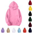thumbnail image 1 of Women's Slim Fit Hoodie with Pockets Long Sleeve Pullover, 1 of 5