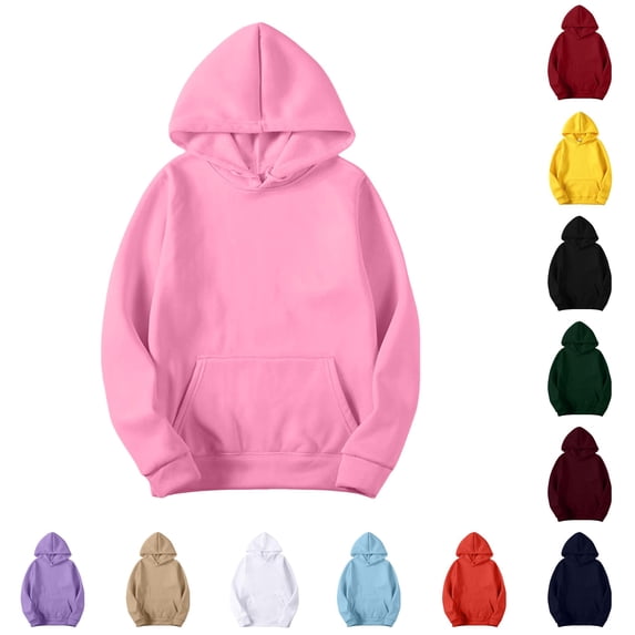 Women's Slim Fit Hoodie with Pockets Long Sleeve Pullover