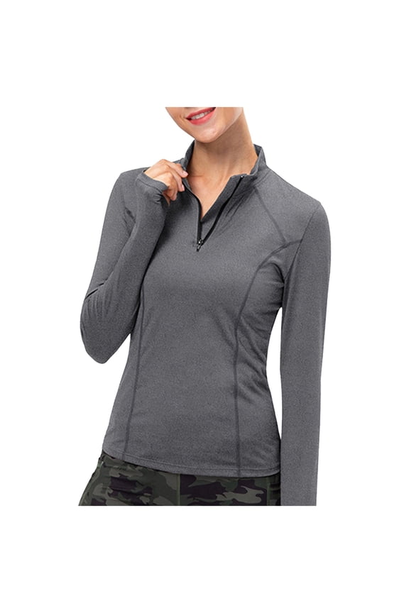 Women's Slim Fit Long Sleeve Yoga Top for Running Fitness and Sports with Technology Oversized T-shirts Short Sleeve Crewneck Casual Tops