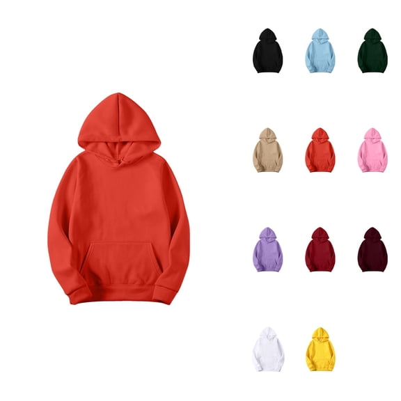 Women's Slim Fit Pullover Hoodie – Long Sleeve Short Velvet Sweatshirt with Pockets for Winter & Fall