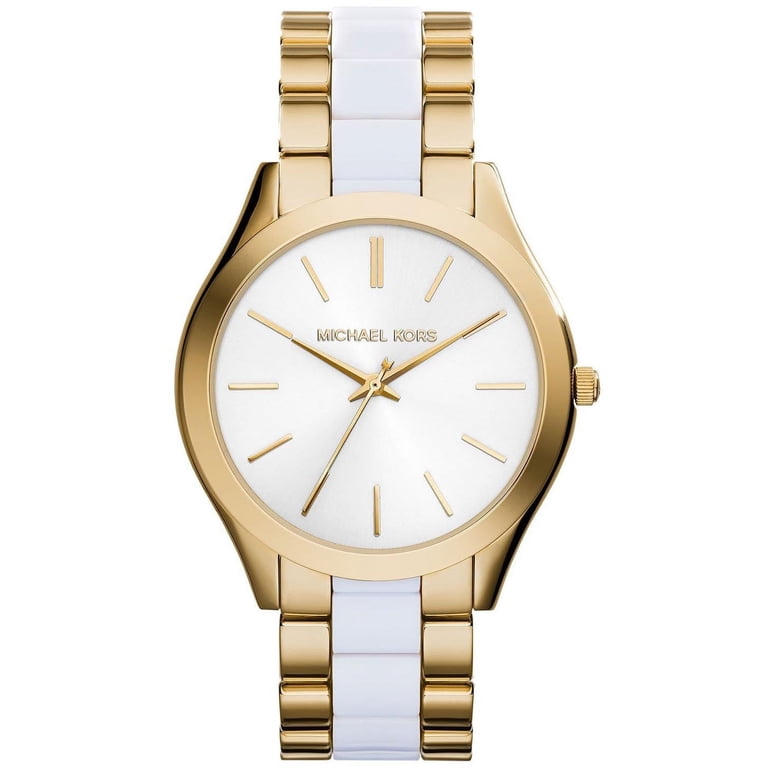 Michael Kors Slim Runway White Dial SS Quartz Womens Watch Michael Kors Women main image 2