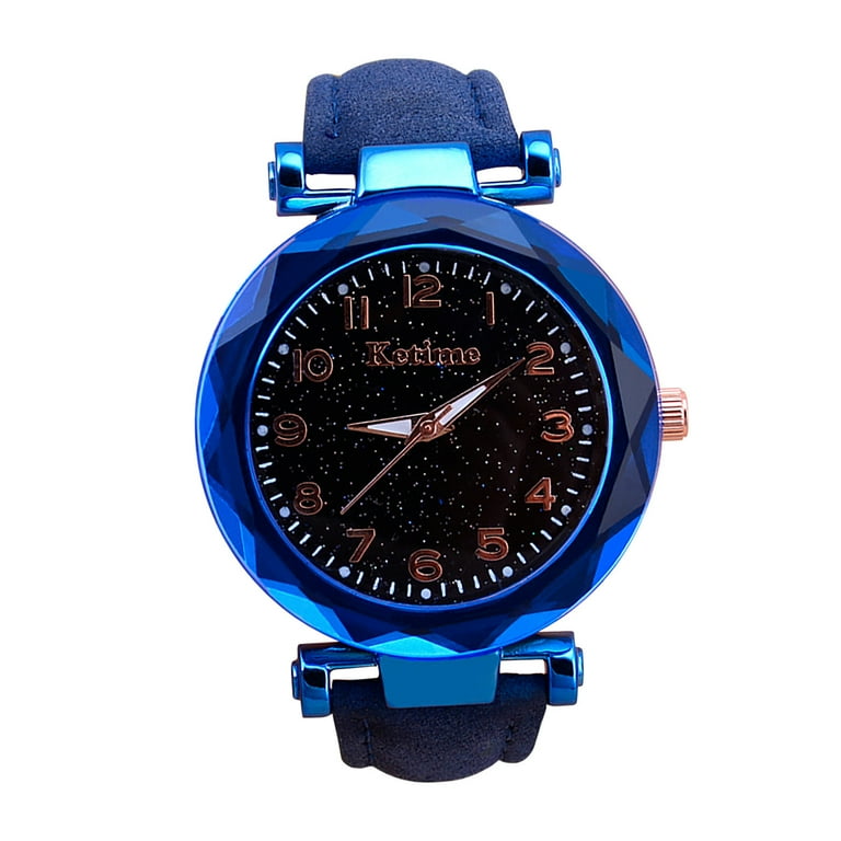 Women s Slim Sleek Dress Watch Modern Waterproof Round Tone Case